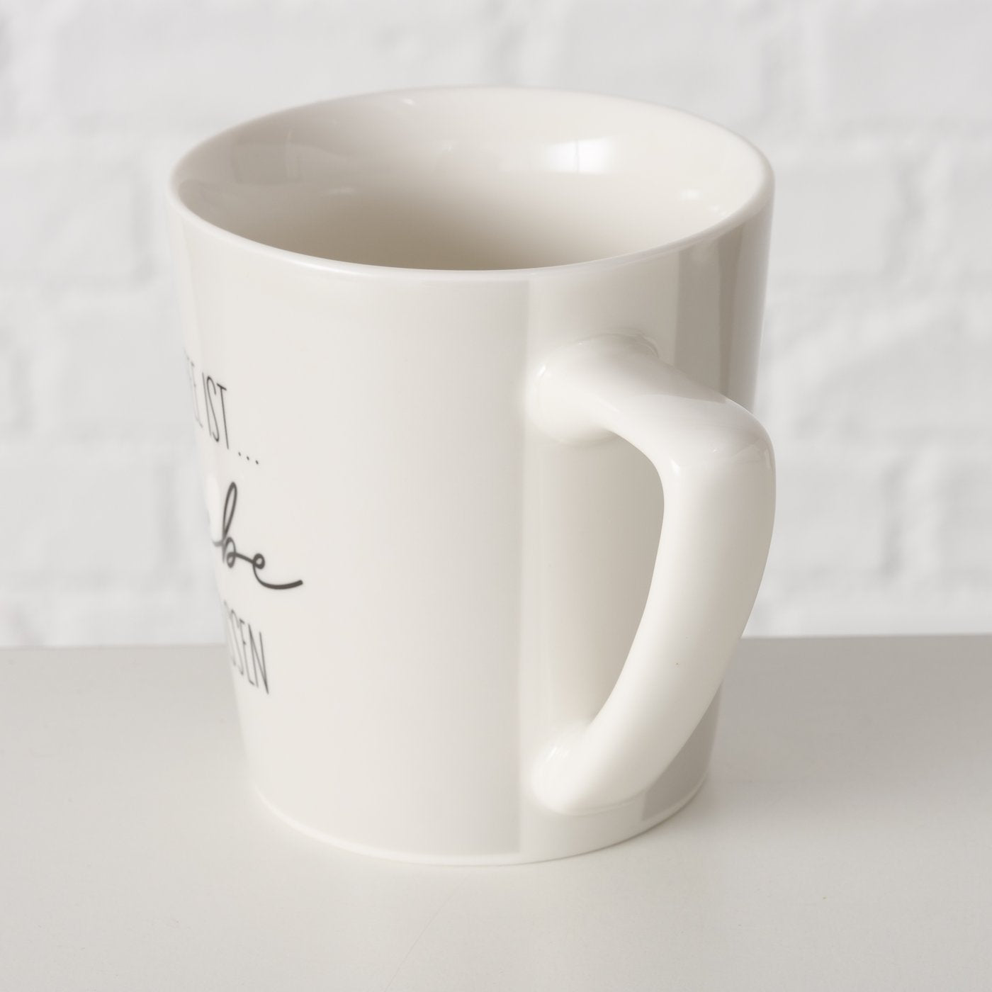 Becher als Geschenkidee "Kaffee ist Liebe/Geheimzutat Liebe" von Boltze