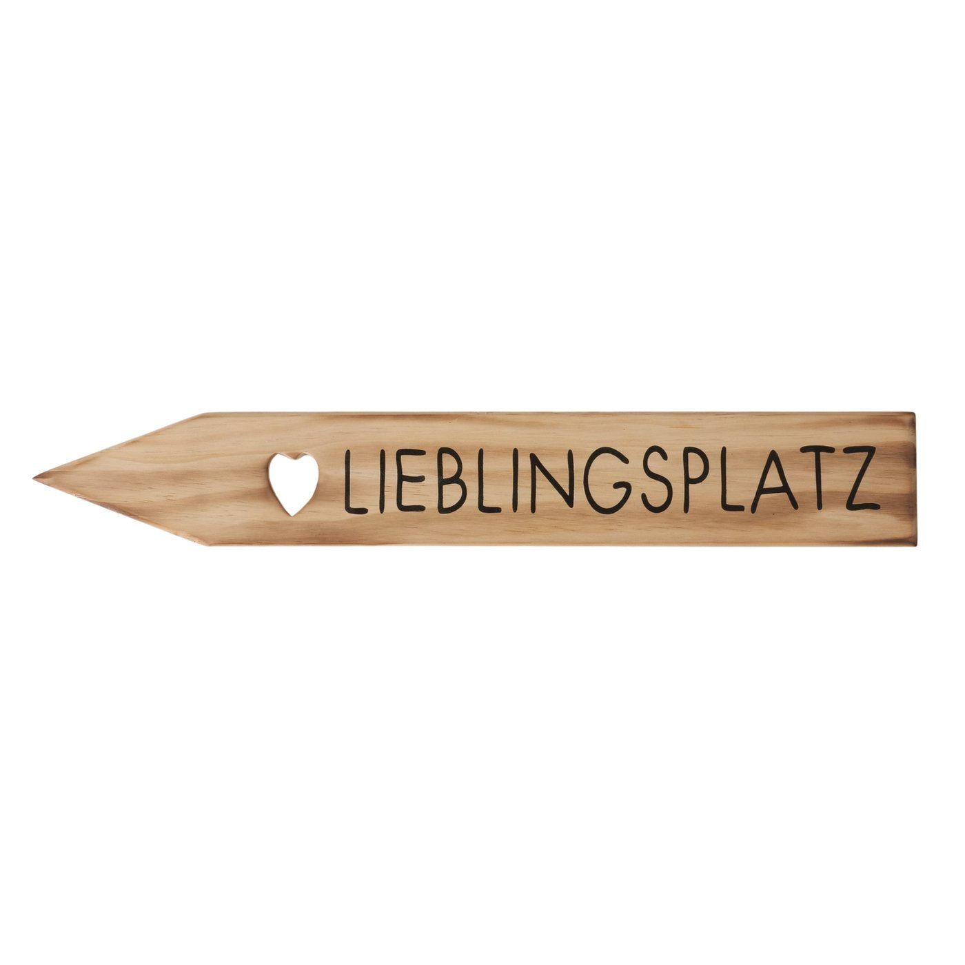 Holzschild "Herzlich Willkommen/Lieblingsplatz" von Boltze - Gartendekoration Wanddekoration