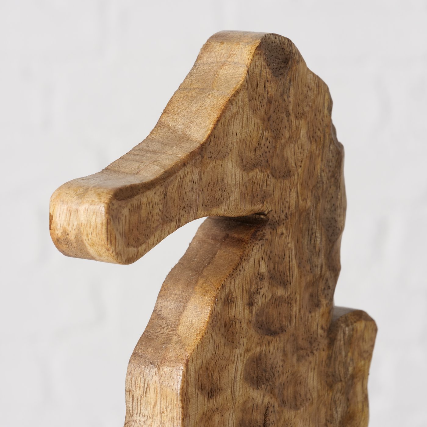 Maritime Figur Seepferdchen " Deni " aus Mangoholz von Boltze - Dekoration