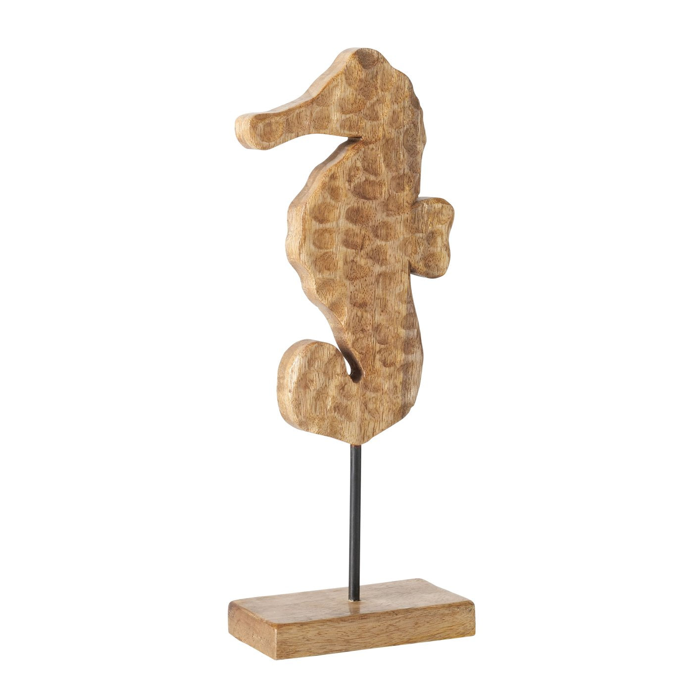 Maritime Figur Seepferdchen " Deni " aus Mangoholz von Boltze - Dekoration