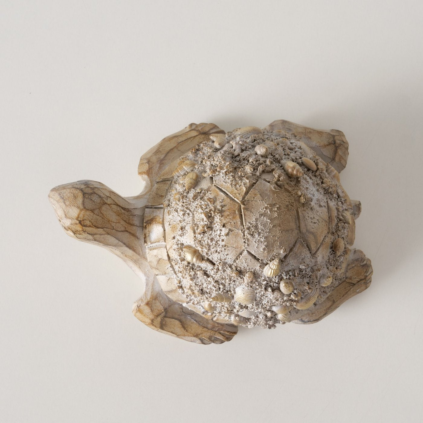Figur Schildkröte " Elysia " aus Kunstharz - Braun von Boltze - Geschenk oder Dekoration Schildkröten