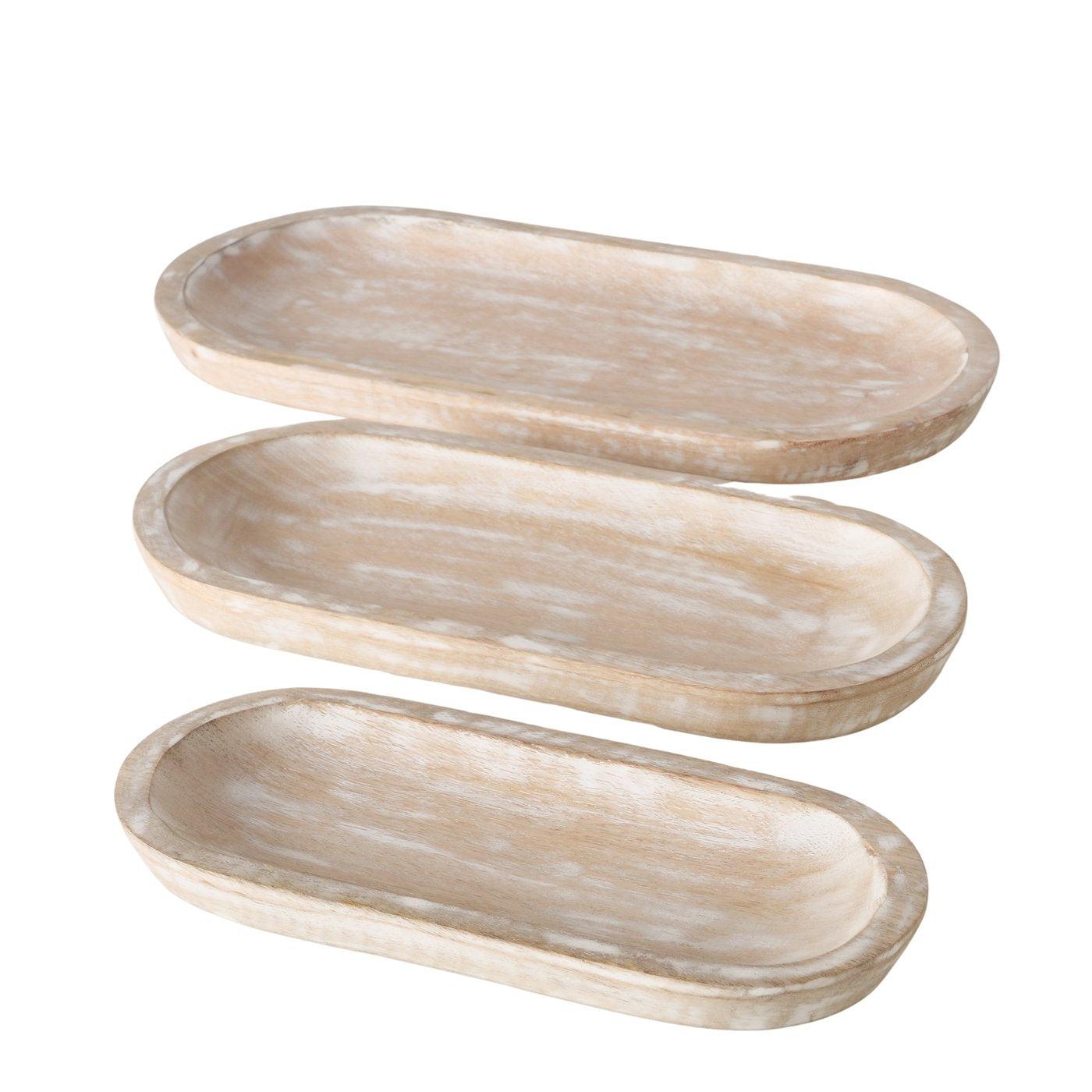 Schalen aus Holz, 3er-Setpreis Dekoration etc. von Boltze Mangoholz