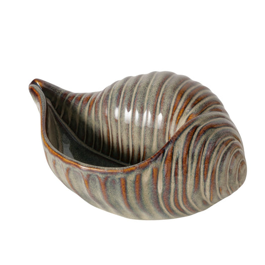 Maritime decorative shell "Skal" made of ceramic stoneware by Boltze - Maritime decoration beach sea eye-catcher