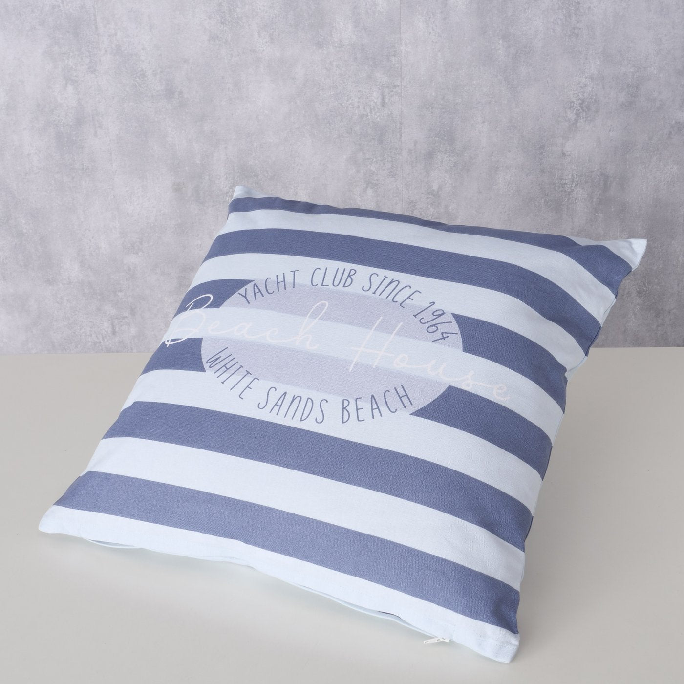 Kissen 45x45 cm blau "Beach House" von Boltze - Dekokissen maritim