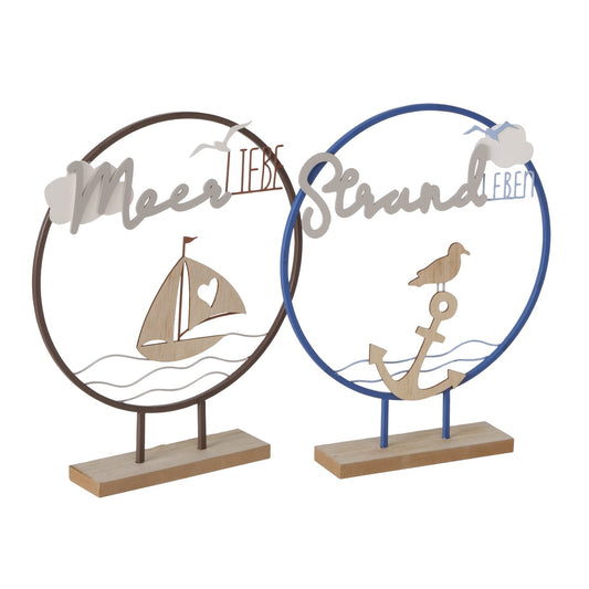 Maritime Dekoaufsteller Meer Anker Sailor Meerliebe Strandleben von Boltze - Deko