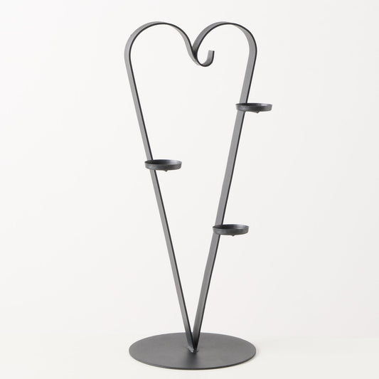 Dekoobjekt Teelichthalter aus Metall Herzform (klein) von Boltze