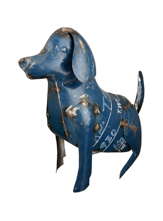 Figur Hund Dackelmotiv aus Eisen von Gilde - Hundeliebhaber Dackel