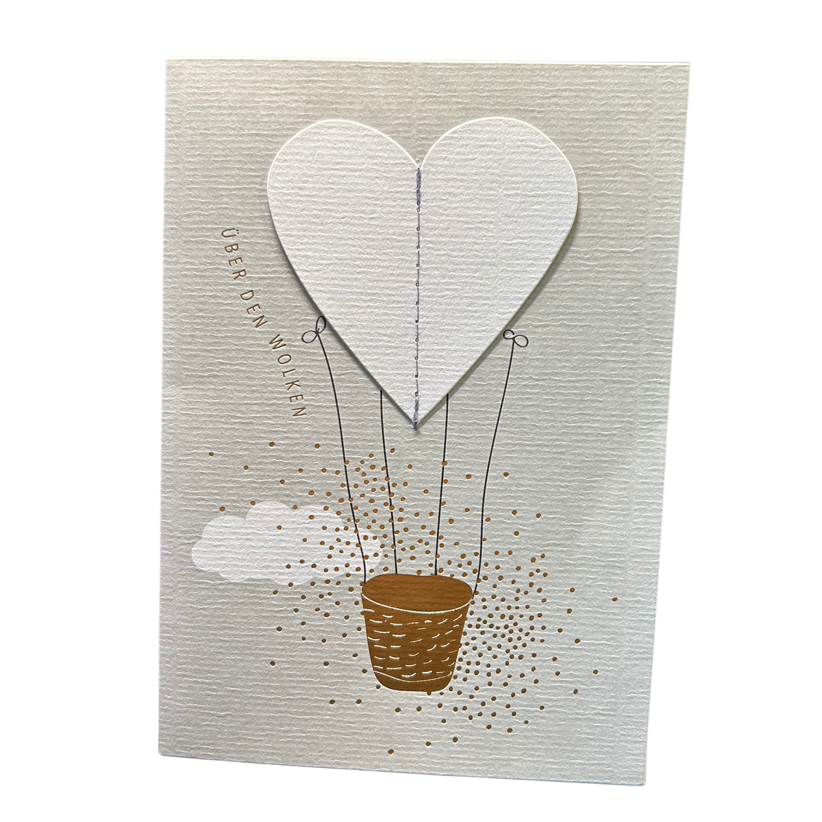Karte „Über den Wolken“ mit Umschlag von räder design