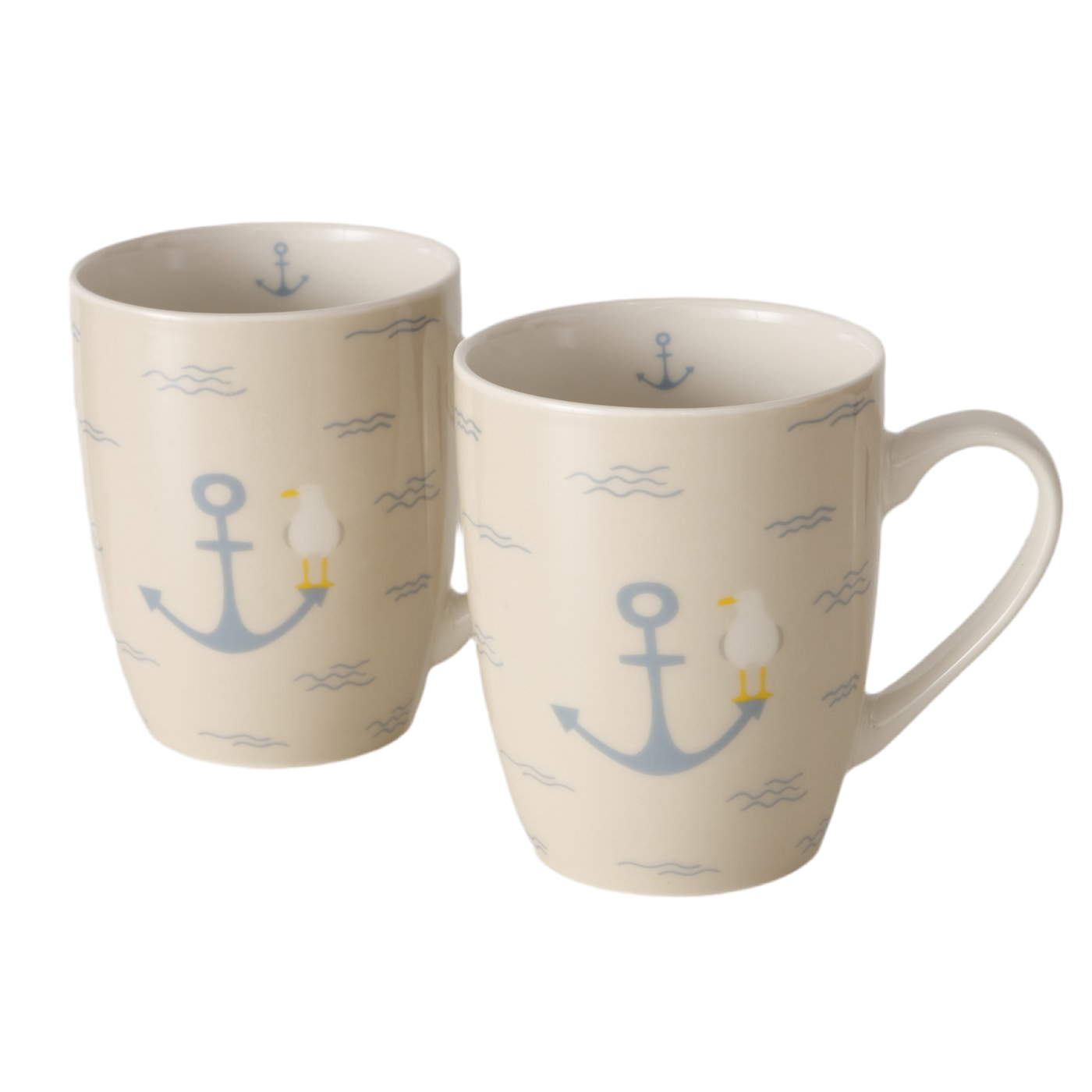Becher "Hallig", 2 Stück von Boltze - Nordsee Geschenk Schleswig-Holstein - Setpreis