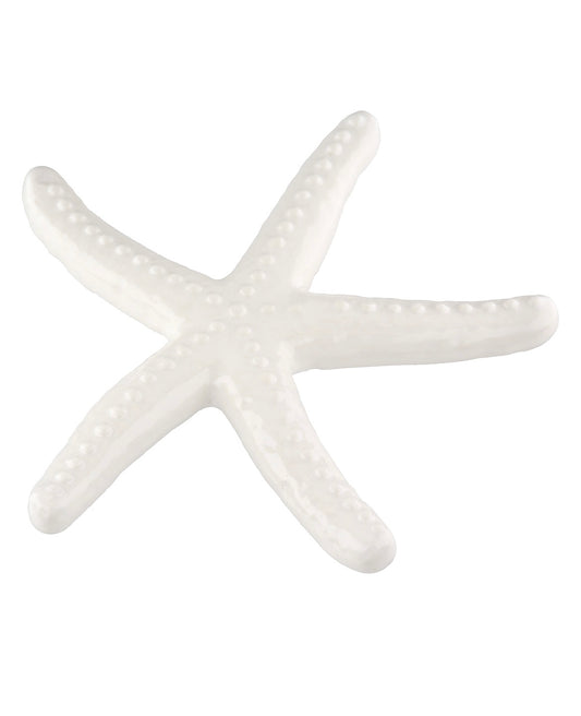 Dekoobjekt Seestern aus Porzellan creme von Gilde - maritime Dekoration