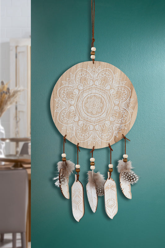Dreamcatcher mandala with floral pattern by Guild of modern dreamcatchers
