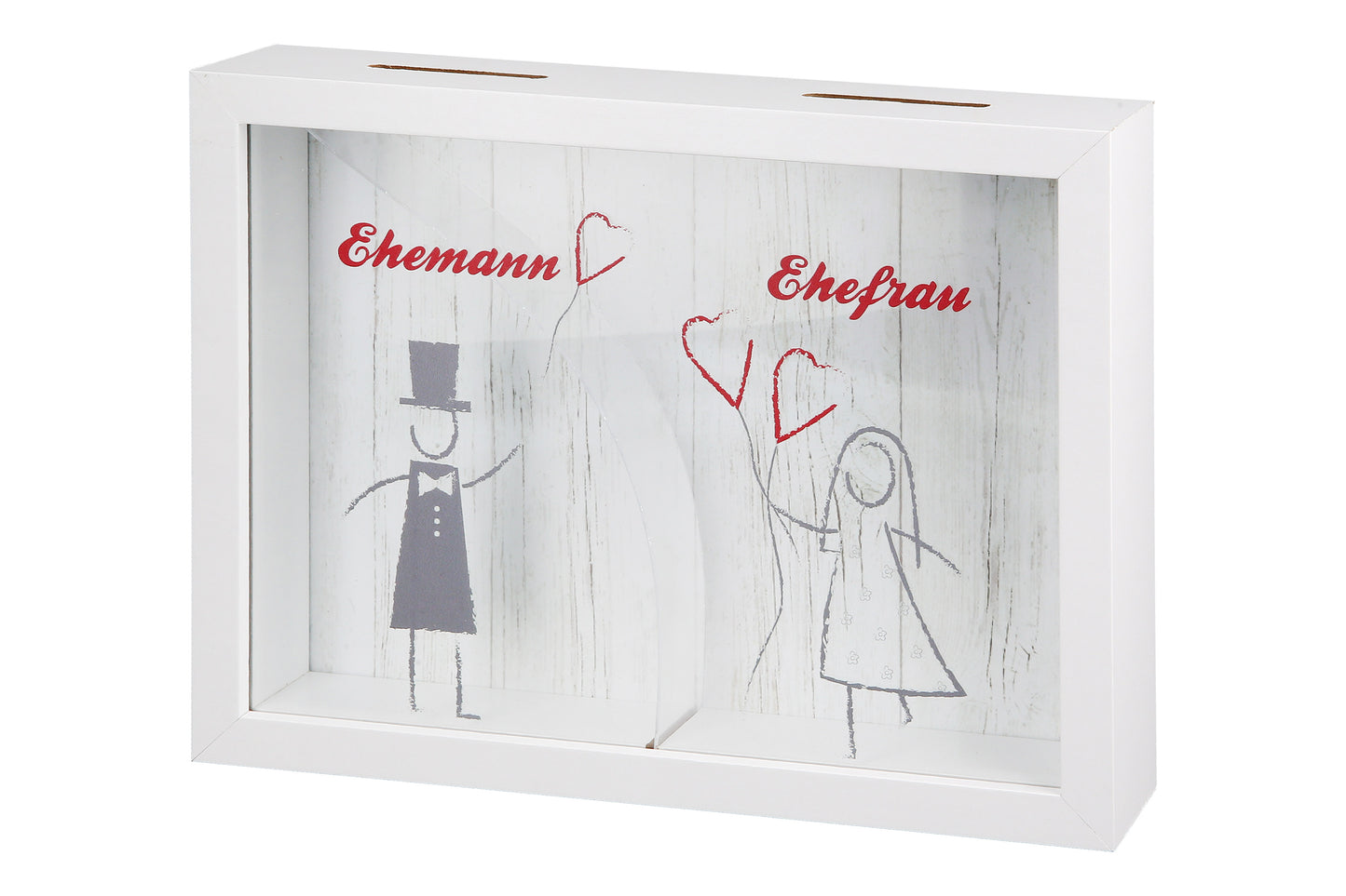 Spardose rechteckig " Hochzeitspaar " von Gilde - Hochzeit Geschenk Geschenkidee