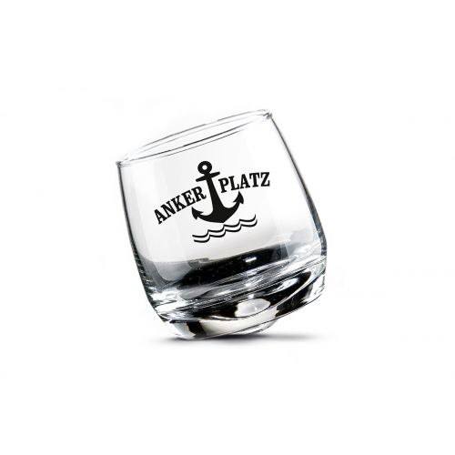 Wackelglas Ankerplatz im 2er-Set im Geschenkkarton von Gilde