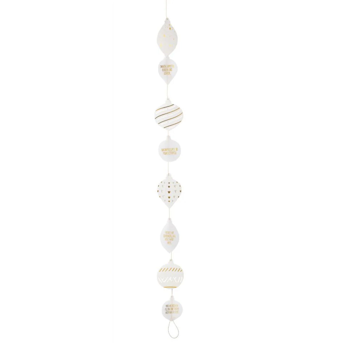 Girlande aus Papier 118cm "Christbaumkugeln" von räder design - Weihnachten Weihnachtsdekoration
