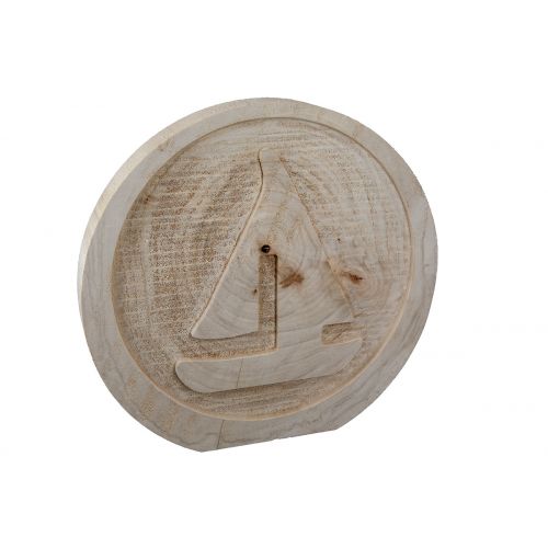 Standrelief Anker Boot aus Holz zum Aufstellen von Gilde - maritime Dekoration Aufsteller