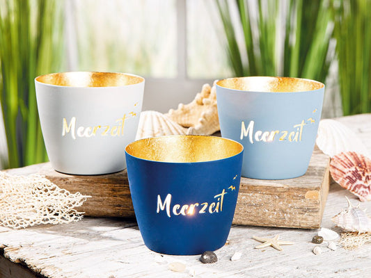 Lantern Sea Time made of metal in various colors of your choice from Gilde - Maritime Decoration