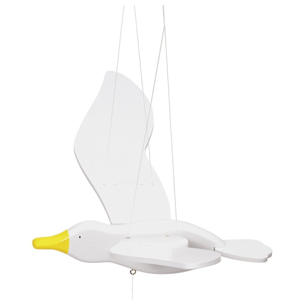Schwingtier Möwe von goki Mobile Möwe Marionette aus Holz Geburt Baby