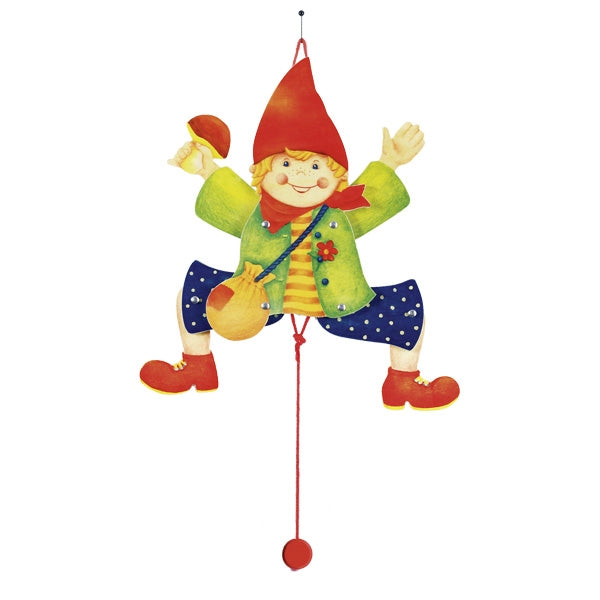 Hampelfigur Junge von goki Hampelmann aus Holz Klassiker Geschenk Baby