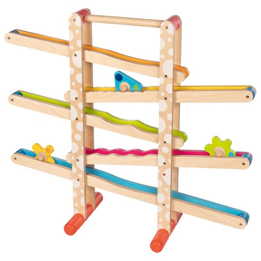 Kreiselbahn von goki Bahn aus Holz für Babys Kreisel Holzspielzeug