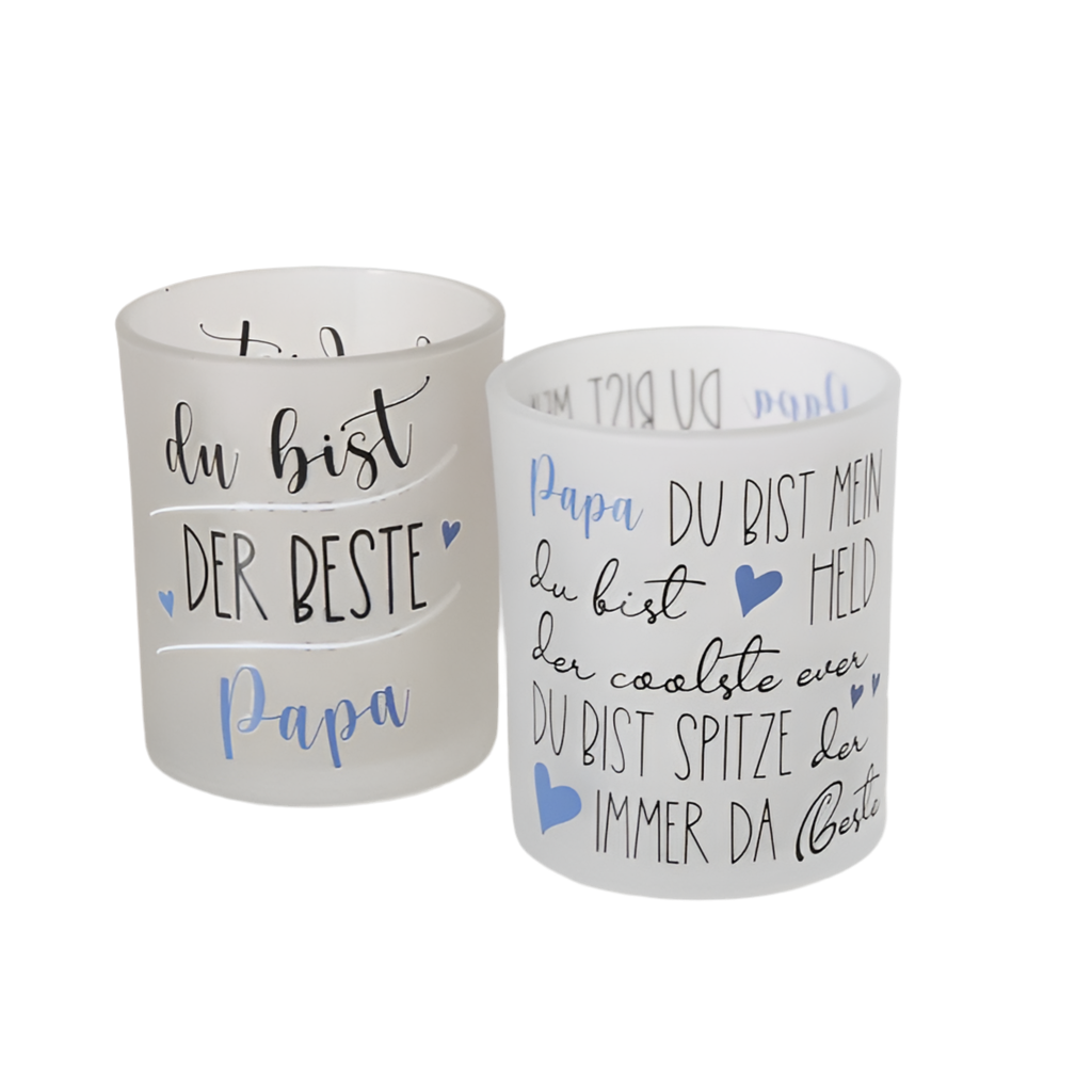 Kerzenglas für den Besten Papa Geschenkartikel von Boltze - Vatertag Geschenkidee