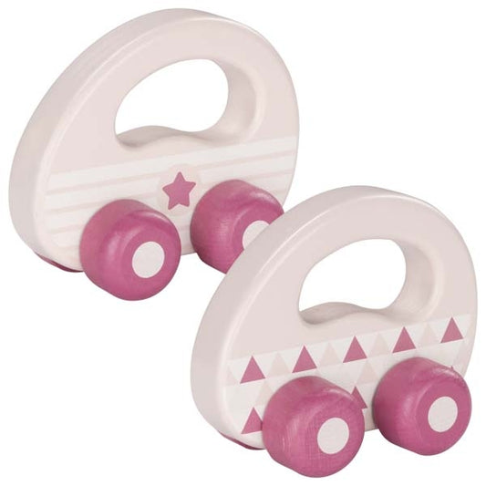 Greiffahrzeuge aus Holz Beere von goki Baby Greifling für Mädchen aus Holz Holzspielzeug