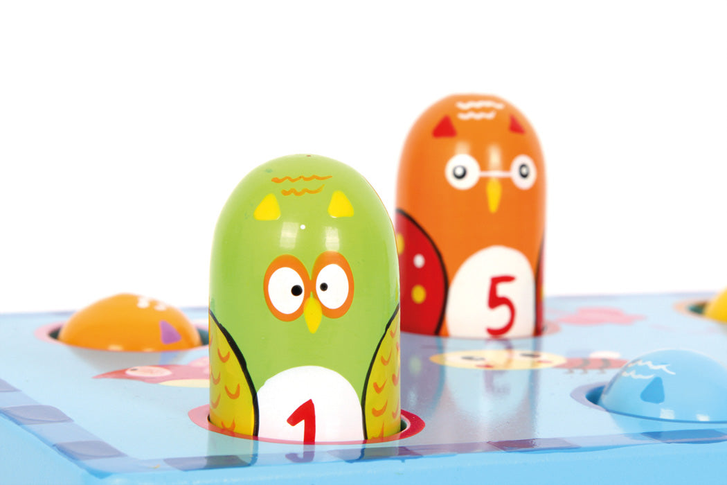 Klopfspiel aus Holz "Hau den Vogel" von small foot