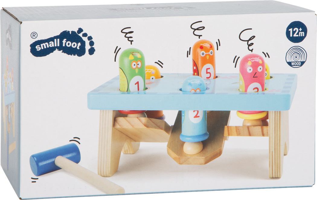Klopfspiel aus Holz "Hau den Vogel" von small foot