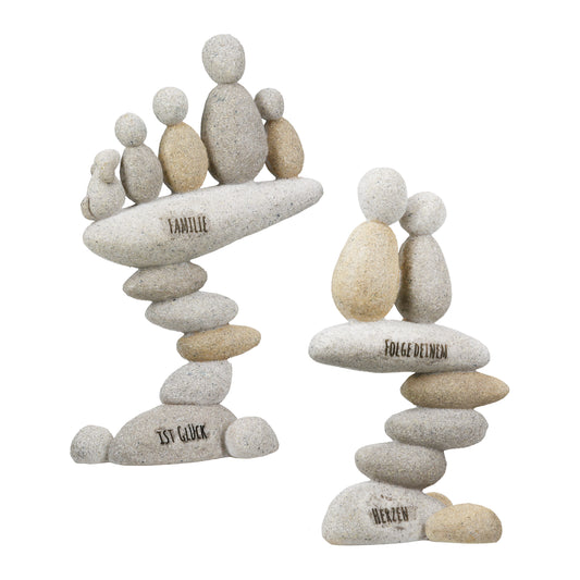 Dekoobjekt Familienglück aus Kunstharz von Gilde - Glück Familie Geschenk