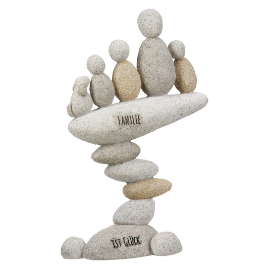 Dekoobjekt Familienglück aus Kunstharz von Gilde - Glück Familie Geschenk
