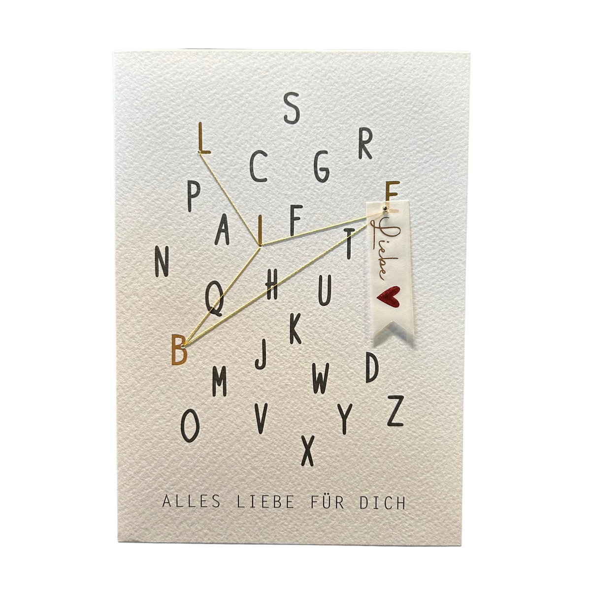 Karte „Alles Liebe für dich“ von räder design