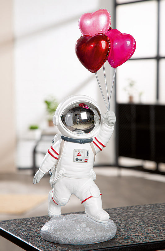 Dekofigur Astronaut mit Herzballons von Gilde Liebe Hingucker