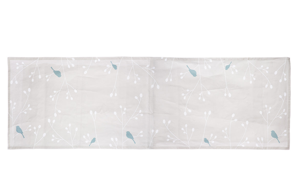 Tischläufer 140cm x 40cm mit Blumen Blumenmotiv von Gilde Modernes Design Hingucker für den Tisch