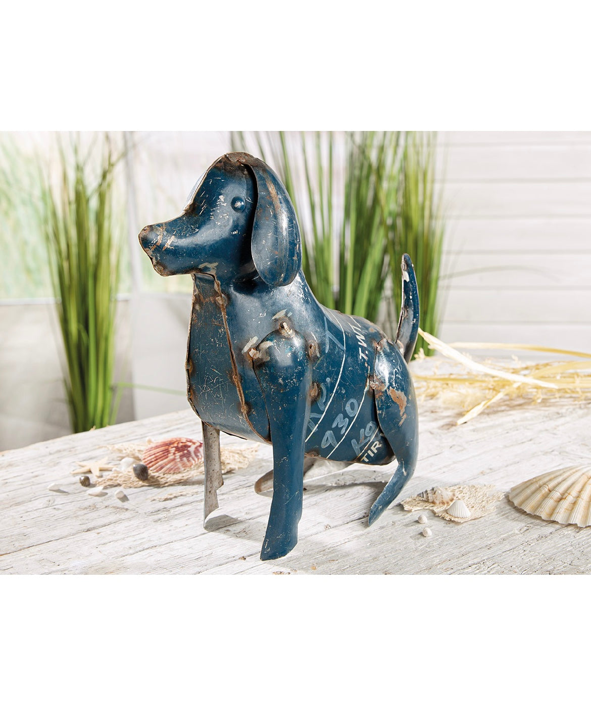 Figur Hund Dackelmotiv aus Eisen von Gilde - Hundeliebhaber Dackel