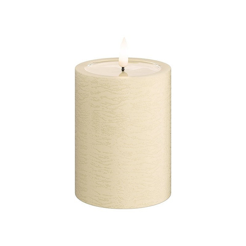 LED Stumpenkerze 10 cm creme von Deluxe / Unique Homeart Candle / Kerzen