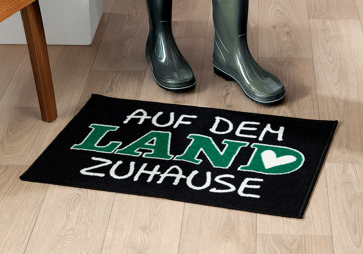 Fußmatte rechteckig "Auf dem Land zuhause" von Gilde