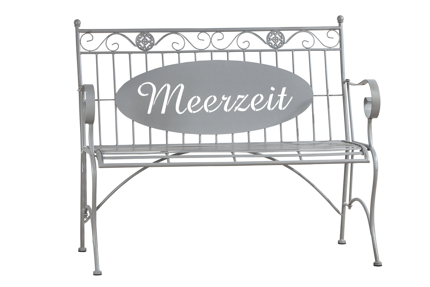 Maritime Sitzbank Meerzeit aus Metall von Gilde - Hingucker - Meer Nordisch