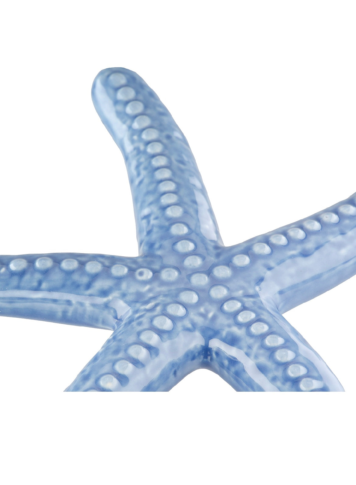 Dekoobjekt Seestern aus Porzellan blau von Gilde - maritime Dekoration