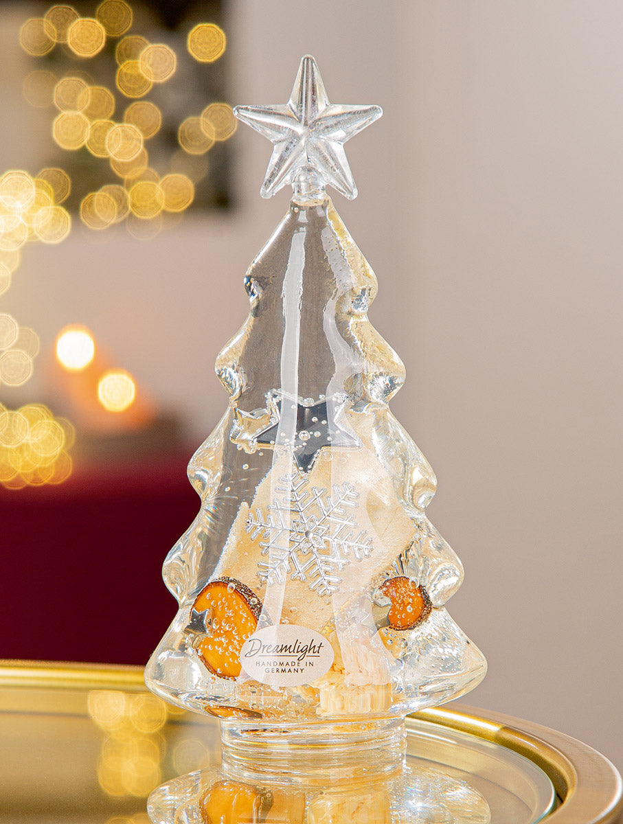 Dreamlight „Season Stars“ von Gilde – Glas Tannenbaum 16 cm