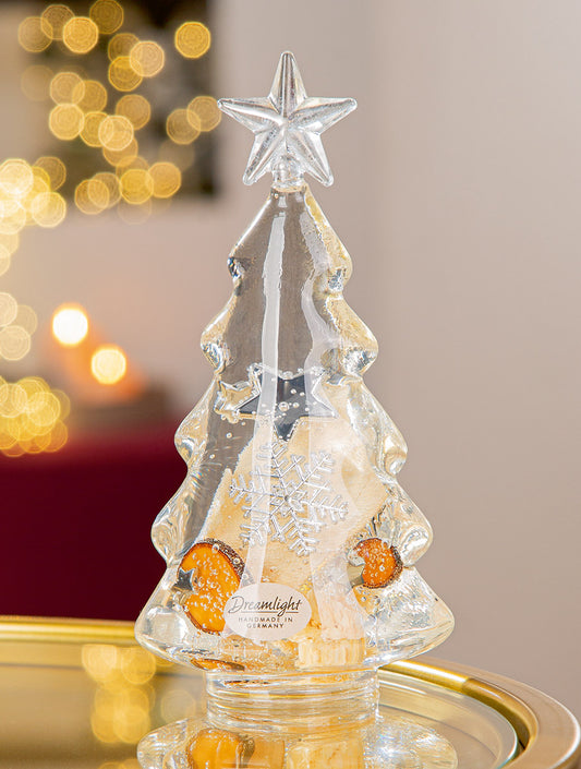 Dreamlight „Season Stars“ von Gilde – Glas Tannenbaum 16 cm