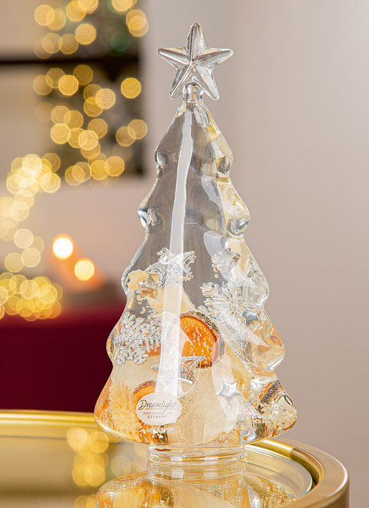 Dreamlight „Season Stars“ von Gilde – Glas Tannenbaum 19 cm