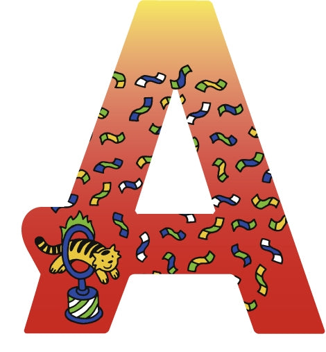 Buchstaben A-Z von goki Holzbuchstaben Holz Buchstaben mit Motiven