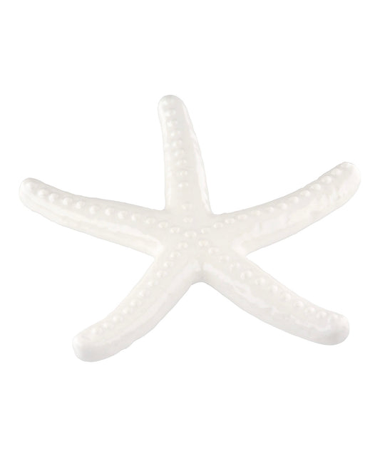 Dekoobjekt Seestern aus Porzellan creme von Gilde - maritime Dekoration