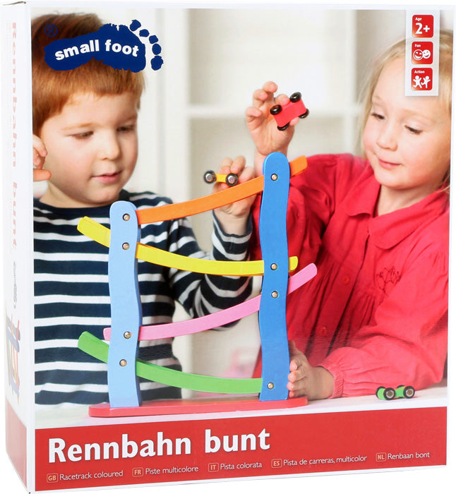 Rennbahn/Murmelbahn aus Holz von small foot - Holzspielzeug