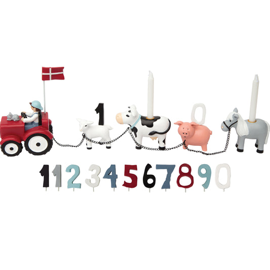 Geburtstagszug Bauernhof Tiere von KIDS by FRIIS (danish Design) Dänemark Geburtstag dänisch