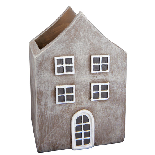 Dekoobjekt Aufsteller Figur Haus aus Kunstharz 13cm hoch von Gilde