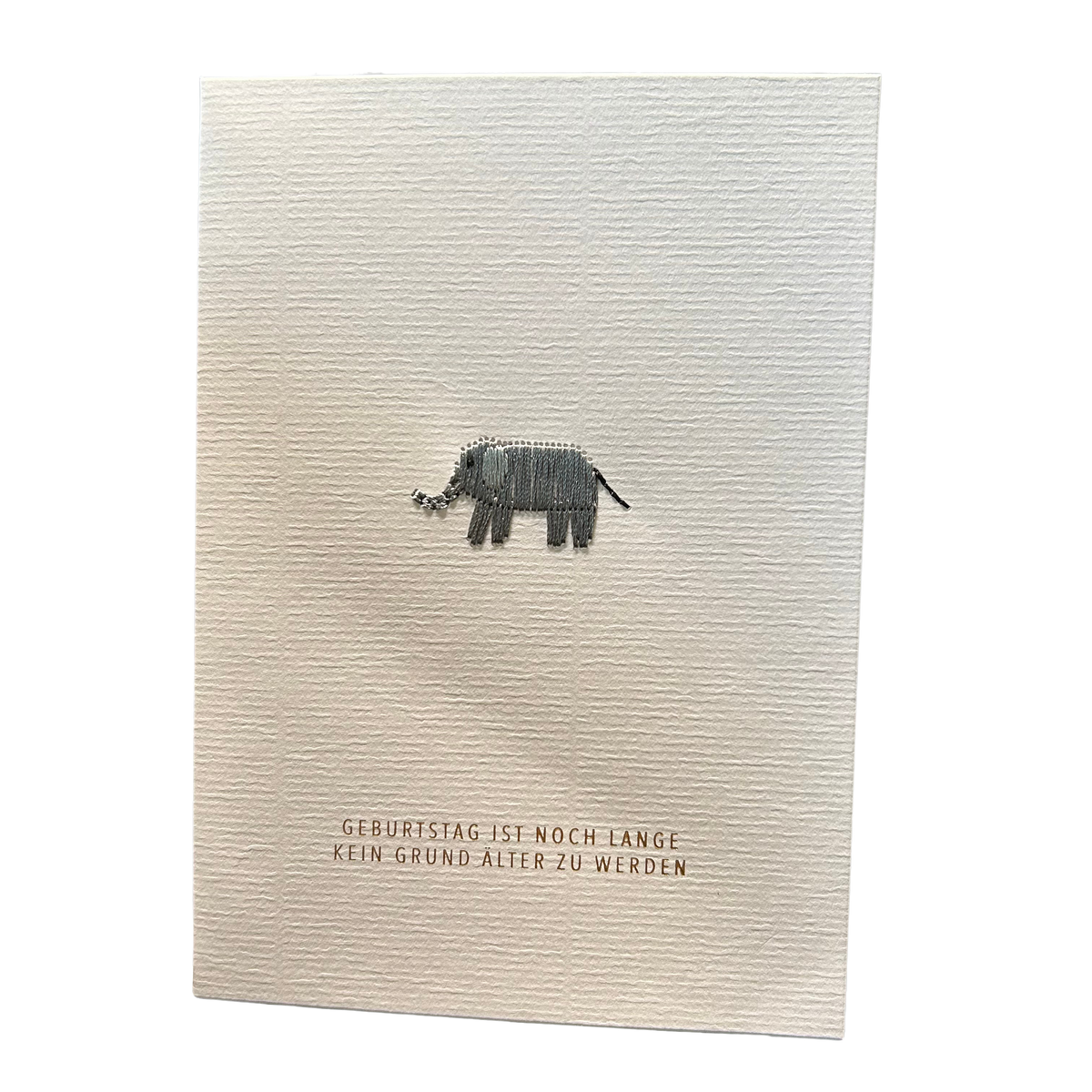 Geburtstagskarte „Geburtstag ist noch lange kein Grund…“ mit Umschlag von räder design