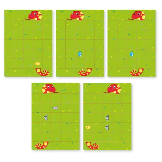 Magnetspiel Hungrige Schlange von goki Brettspiel Kinderspiel