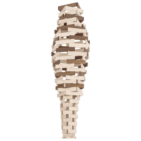 Bausteine II, goki nature 200 Holzbausteine - Naturholz für Kinder Bauen Steine