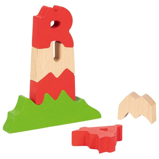Maritimes Puzzle Amrum Leuchtturm von goki aus Holz Holzpuzzle 6 Teile Baby Kind