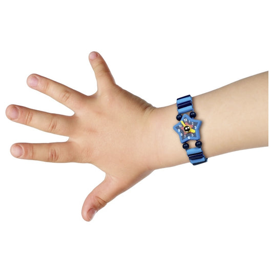 Holzuhr mit elastischem Armband und beweglichen Zeigern von goki